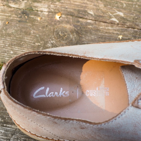 Clarks leather tie-up sneakers US10 EU41 - Picture 11 of 13